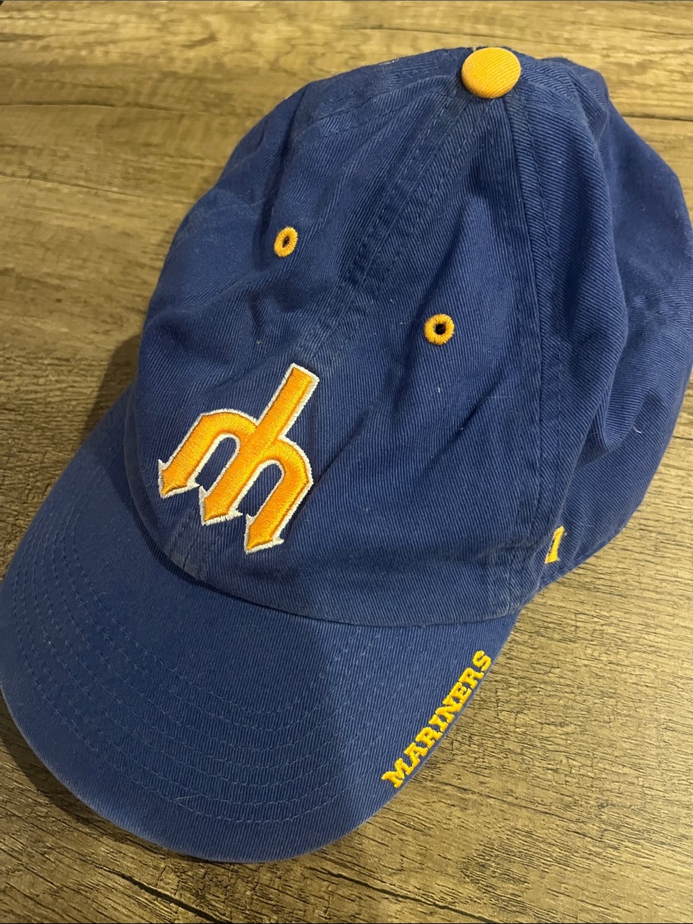 Seattle Mariners Navy and Gold Relaxed Baseball Cap